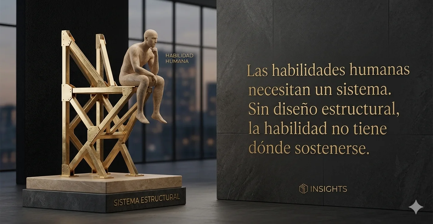 Las habilidades humanas necesitan un sistema
